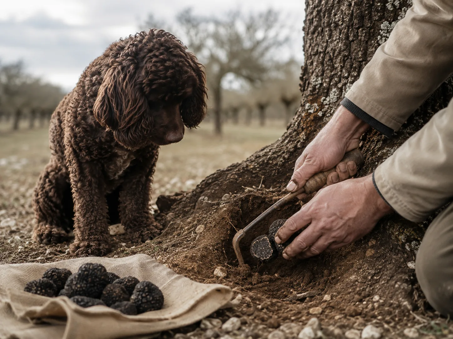 Buscar Trufas con Perro