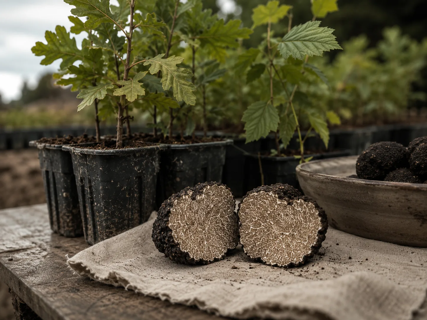 Piante da Tartufo Scorzone (Tuber aestivum)